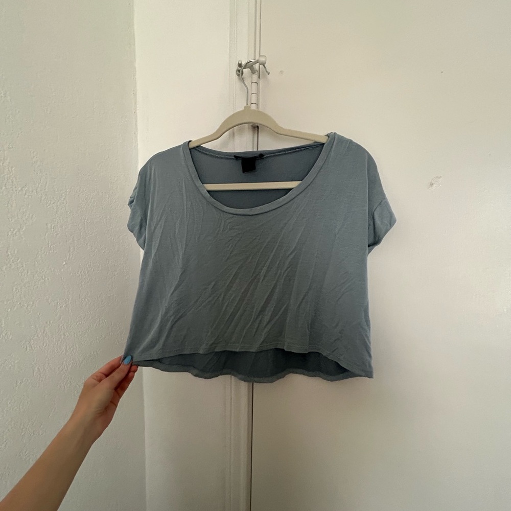 Casual Blue Women's Top